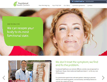 Tablet Screenshot of functionalhealthcenters.com
